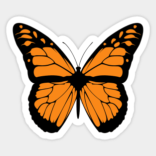 THE ORANGE BUTTERFLY Sticker